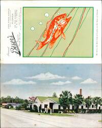 Howard Biser's Sea Food Restaurant, Jacksonville, FL Large Format Postcard
