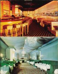 Topaz Room & Crystal Room Restaurant Interiors, Santa Rosa Large Format Postcard