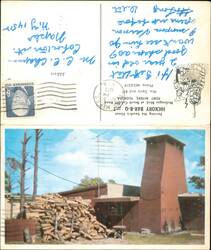 Hickory Bar-B-Q Restaurant Exterior, Fort Myers, FL Large Format Postcard
