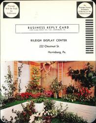 Rileigh Display Center Tropical Foliage & Planter Boxes Large Format Postcard