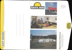 Days Inn & Lodge, Hotel Room & Pool, Atlanta Large Format Postcard