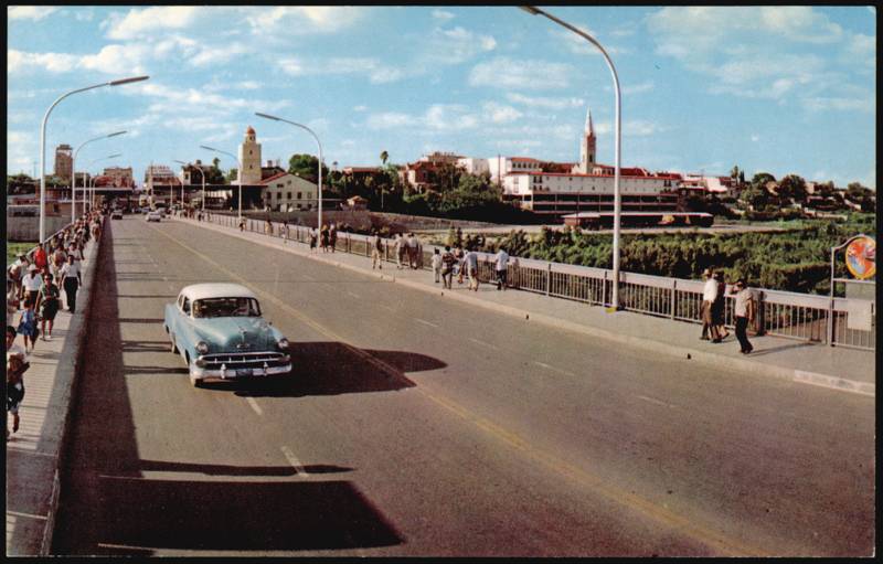International Bridge Looking Toward Laredo Texas
