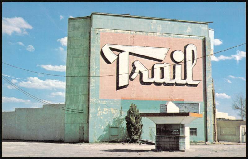 Trail Drive-In Theater Screen Tower and Box Office Amarillo Texas