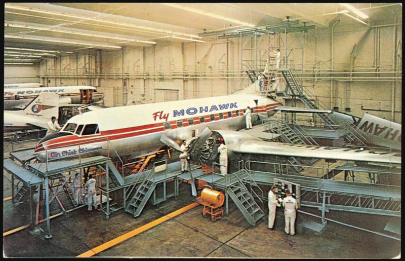 Mohawk Convair Cosmopolitan Maintenance Overhaul Dock Utica New York