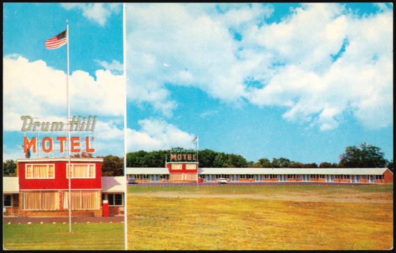 Drum Hill Motel at Junction Routes 3 and 4 Chelmsford Massachusetts