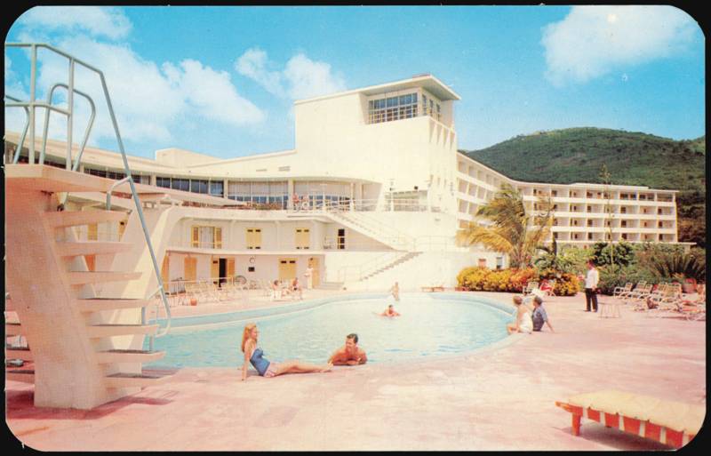 Virgin Isle Hotel Swimming Pool and Sun Terrace St. Thomas Virgin Islands