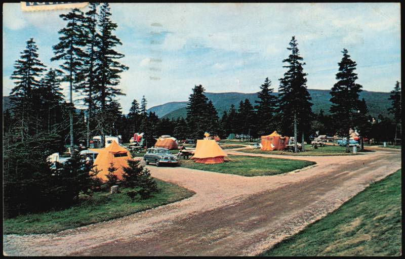 Camping Grounds at Ingonish, Cape Breton Highlands NS Canada