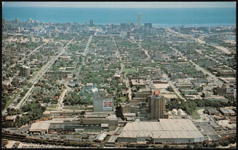 Miller Brewing Company Miller Valley & Skyline Aerial View Milwaukee Wisconsin