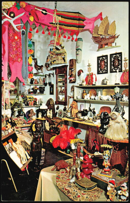 The Little Hut Unusual Gift Shop, Collins Arcade Miami Beach Florida