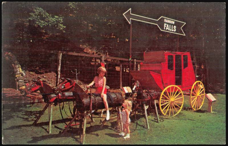 Stagecoach at Moon Valley Park Western Pioneer Town Milford Pennsylvania