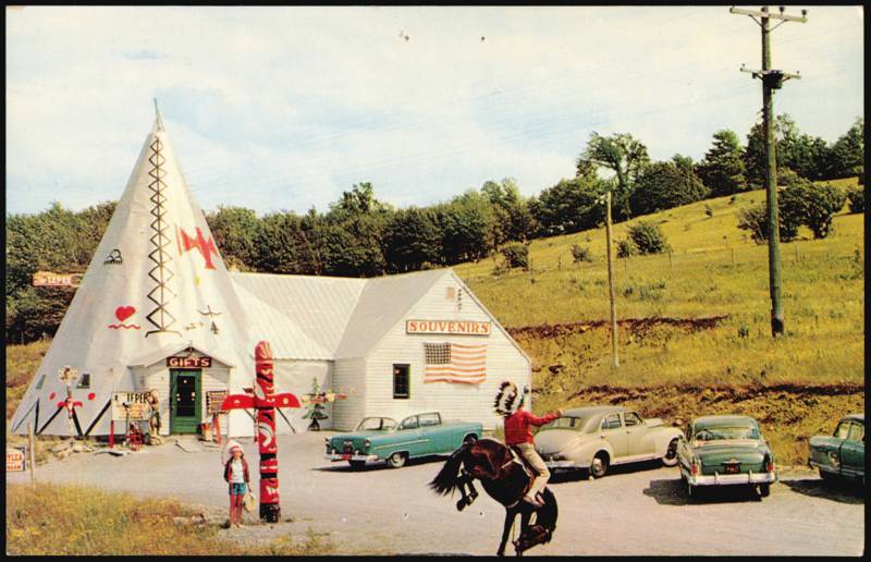 The Tepee Roadside Gift Shop on U.S. Route 20 Cherry Valley New York