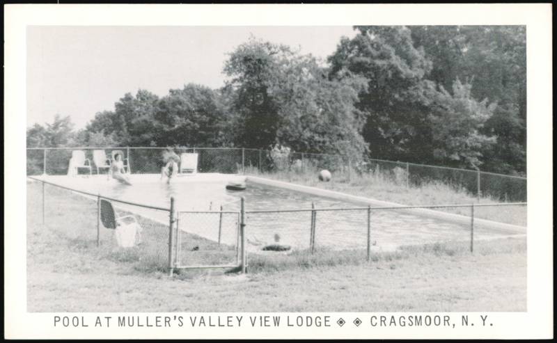 Pool at Muller's Valley View Lodge Cragsmoor New York
