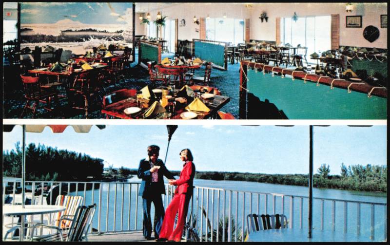 Rooftop Restaurant Dining Room and Deck, Hickory Pass Bonita Beach Florida