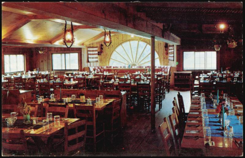 Dining Room Interior, Jack & Jill Ranch Rothbury Michigan