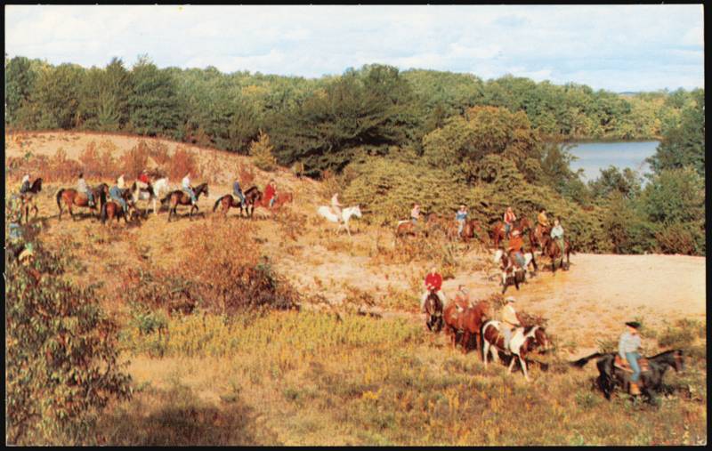 Trail Ride at Jack & Jill Ranch with Cowboy Guides Rothbury Michigan