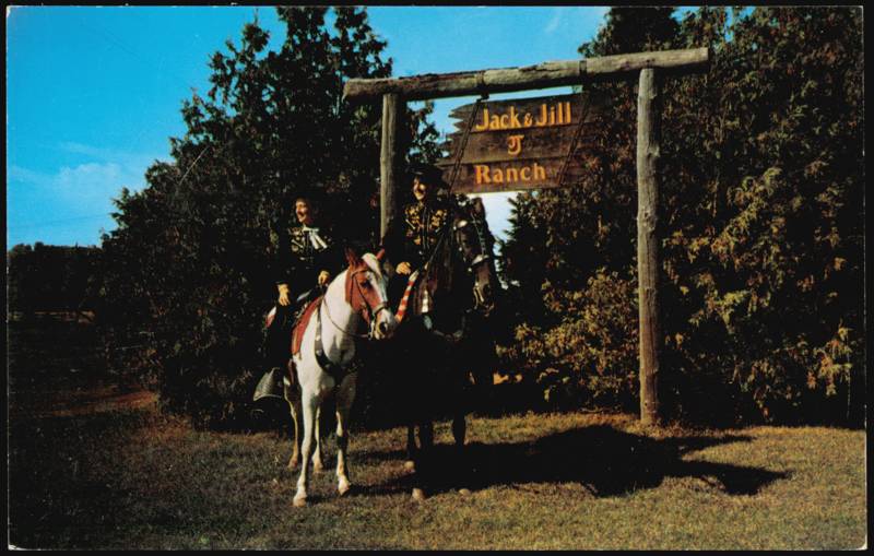 Your Hosts on Horseback, Jack and Jill Ranch Rothbury Michigan