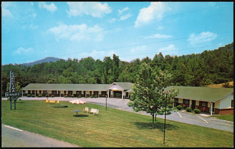Carolina Court Motel, U.S. Highway 441 South Cherokee North Carolina