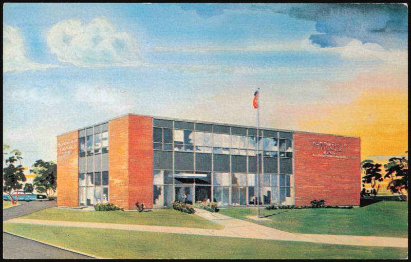 Bloomfield Savings Bank 1957 Open House Invitation New Jersey