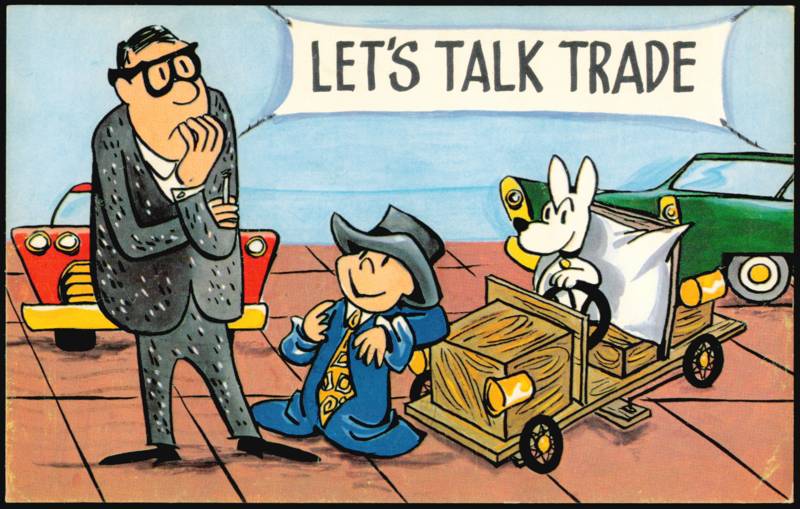 Flatbush Pontiac 'Let's Talk Trade' Comic Advertising Brooklyn New York