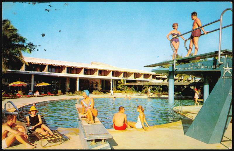 Hotel Pierre Marques Swimming Pool and Patio Acapulco Mexico