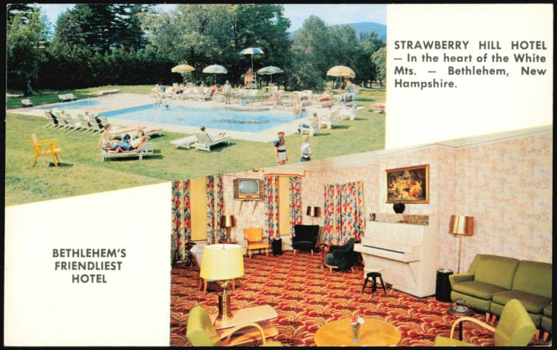 Strawberry Hill Hotel Pool and Interior Lounge Bethlehem New Hampshire