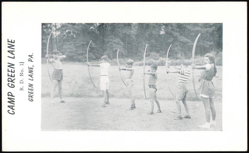 Camp Green Lane Archery Practice Pennsylvania