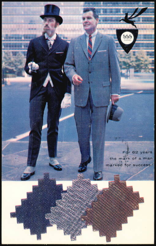 GGG Clothes Advertising, Max Goldstein Men's Fashion Passaic New Jersey