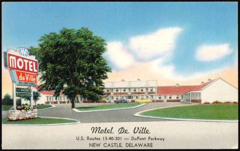 Motel De Ville on DuPont Parkway New Castle Delaware