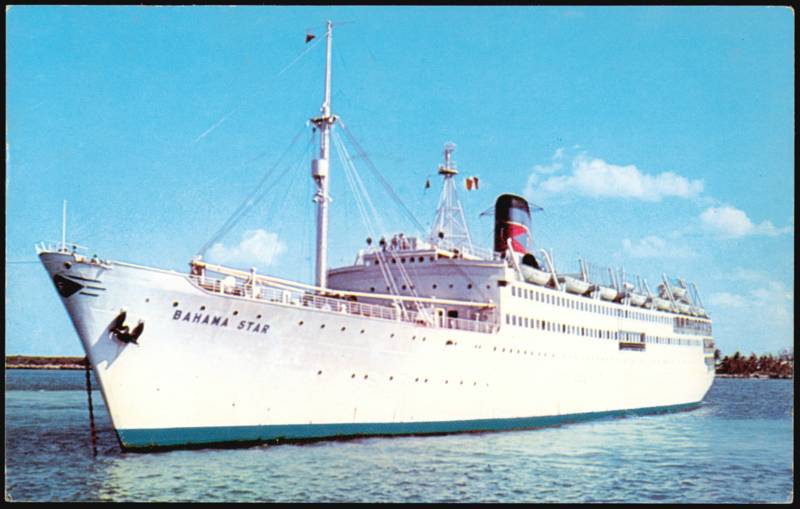 S/S Bahama Star, Eastern Steamship Corp. Cruise Ship