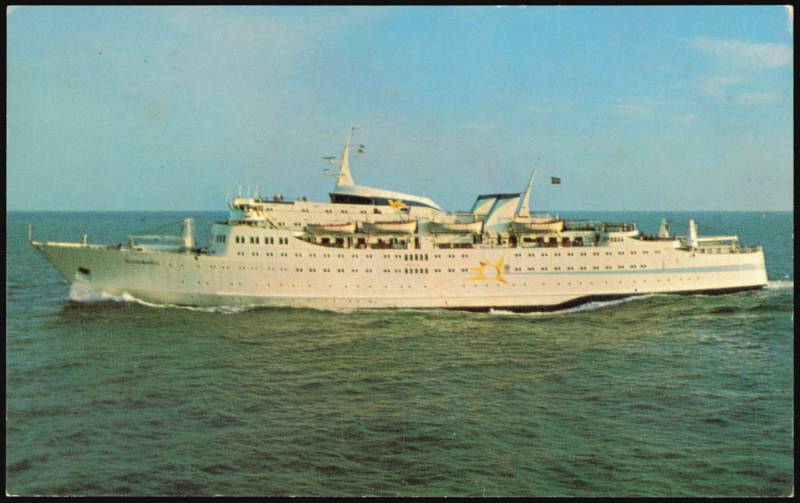 Cruise Ship M/S Sunward Norwegian Caribbean Lines Cruise Ships
