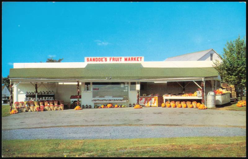 Sandoe's Fruit Market on Route 34 Biglerville Pennsylvania