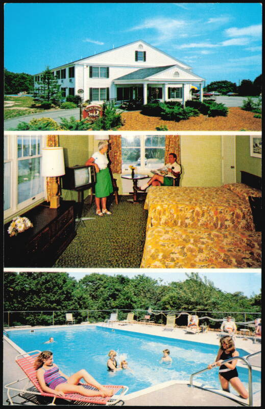 Turk's Head Motor Inn Exterior, Room and Swimming Pool Rockport Massachusetts