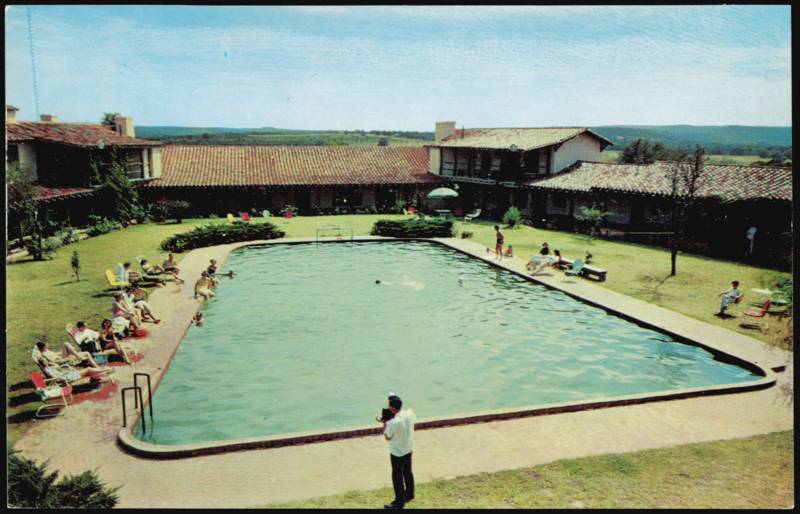 Seybold Guest Ranch Sun Bathed Patio and Pool Mineral Wells Texas