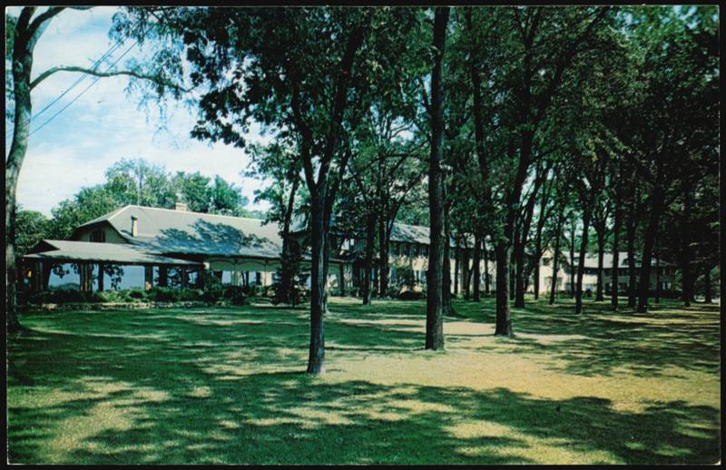 Lake Lawn Lodge on Delavan Lake Elm Trees Wisconsin