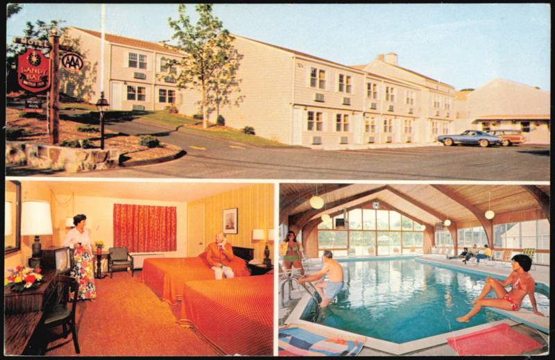 The Sandy Bay Motor Inn, Rooms and Indoor Pool Rockport Massachusetts