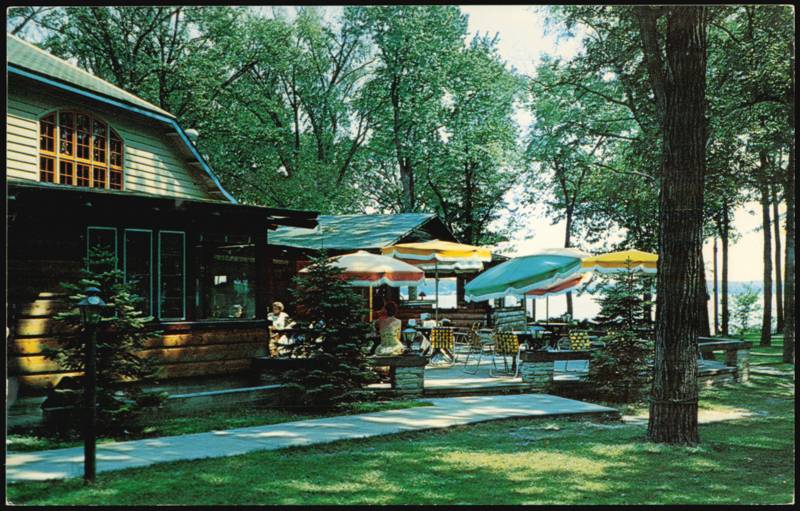 Lake Lawn Lodge Patio Terrace, Delavan Lake Wisconsin