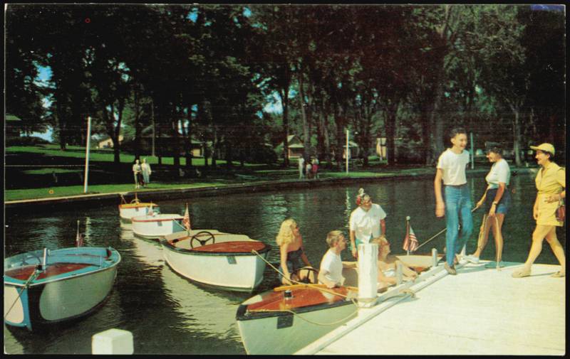 The Boat Pier, Lake Lawn Lodge on Delavan Lake Wisconsin