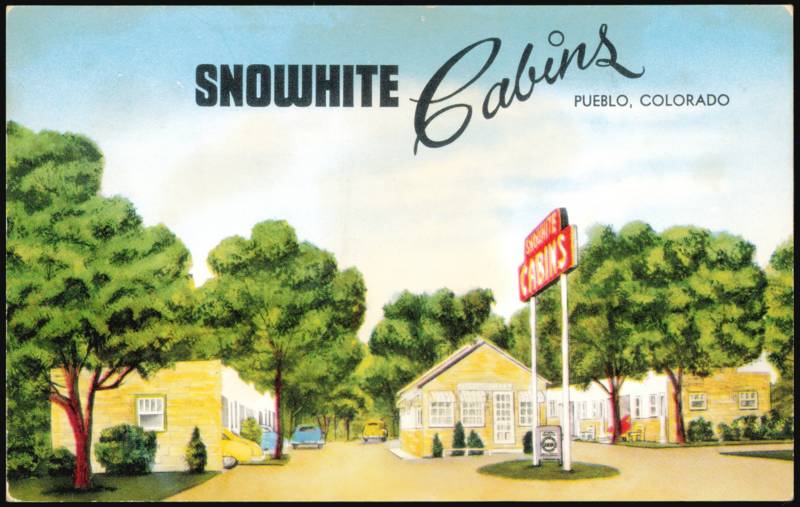 Snowwhite Cabins Motel, Highway 50-85-87 Pueblo Colorado