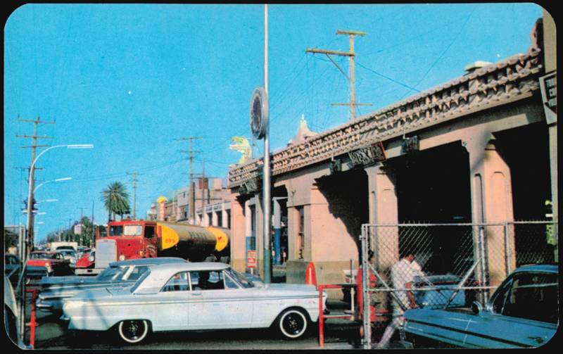 International Line Border Crossing Mexicali Mexico
