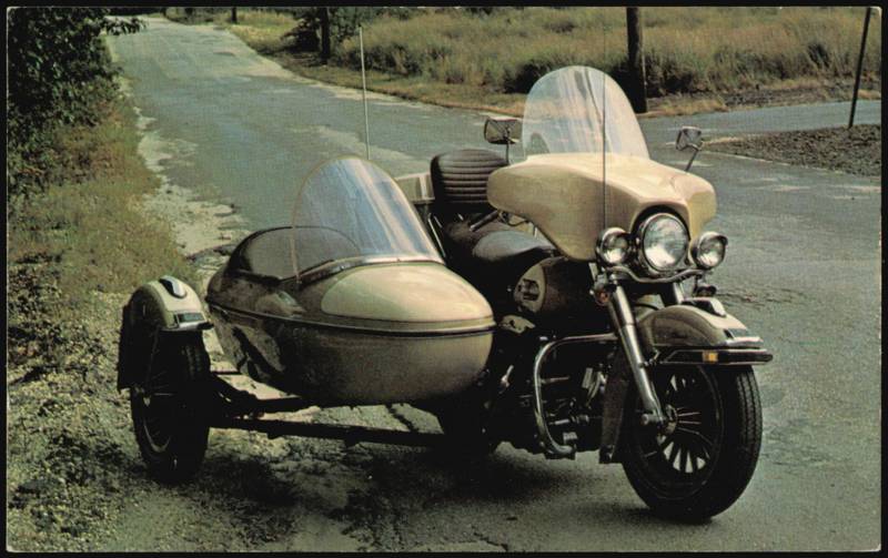 1979 Harley Davidson Classic Motorcycle with Sidecar