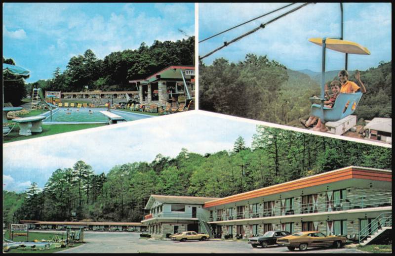 Holiday Motor Lodge & Restaurant, Pool & Chair Lift Parkers Lake Kentucky