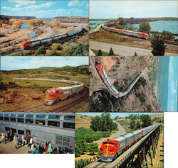 Set of 6: Santa Fe Hi-Level El Capita Postcard