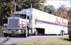 Paul Arpin Van Lines Peterbilt Moving Semi Truck Postcard