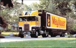 Mayflower Transit Moving Truck, San Diego Van & Storage Postcard