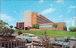 Mercy Hospital Exterior View Postcard