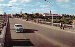 International Bridge Looking Toward Laredo Postcard