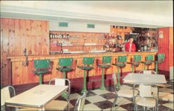 Pine Bar, New Roth Park Hotel, Lake Freeman Postcard