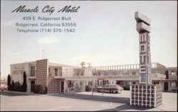 Miracle City Motel, 409 E. Ridgecrest Boulevard Postcard