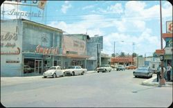International Bridge Avenue Street Scene Postcard