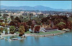 Skylark Motel & Seaplane Base, Clear Lake Postcard